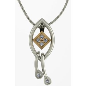 ARY Jewellers Silver Locket L007