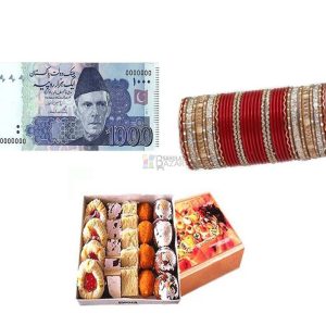 Mithai, Bangles & Eidi Rs.1000