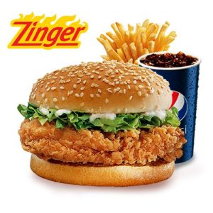KFC Zinger Combo Meal