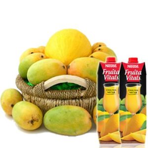Mango Juices with Mango Basket