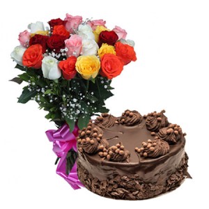 Cake With Roses